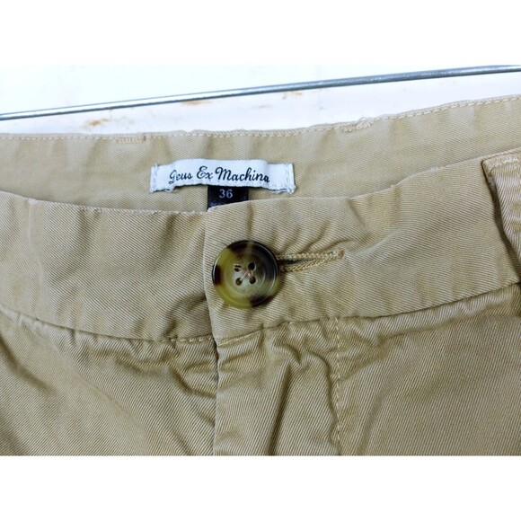 Deus Ex Machina Chino Shorts Mens 36X9 Khaki Tan Cotton DMS23324 Preppy Golf - Picture 9 of 14